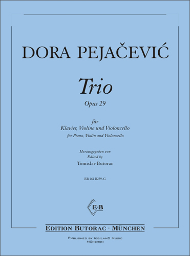 Cover - Pejačević Klaviertrio, op. 29